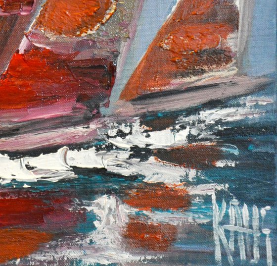 Regatta in red