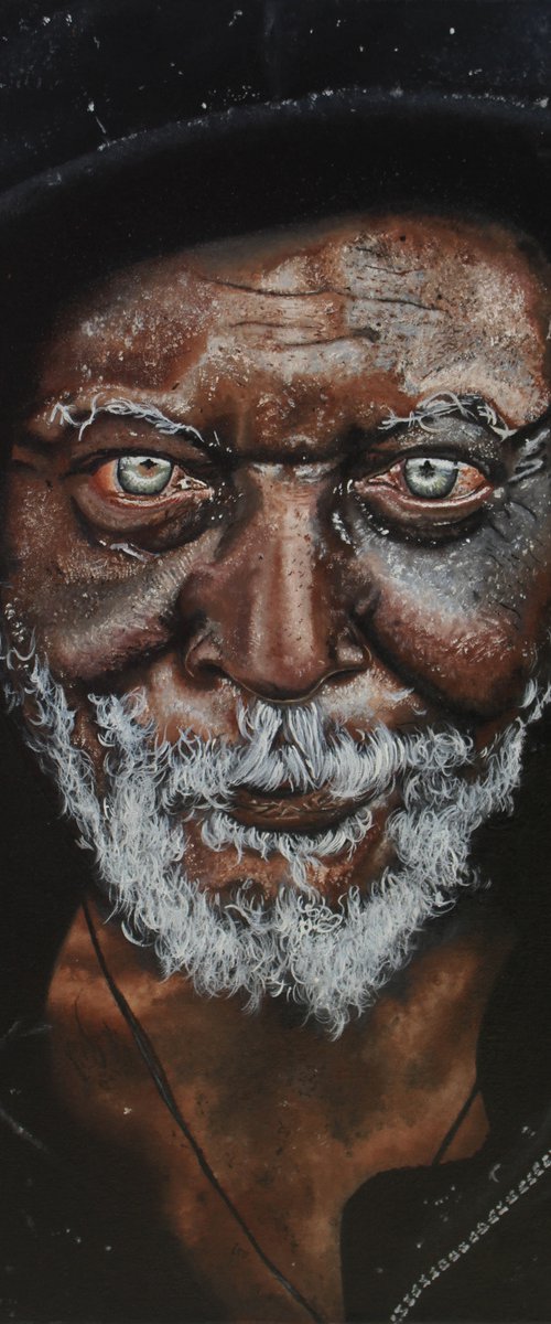 the old fisherman by Pablo Quinteiro