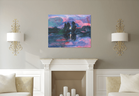 Landscape. Twilight Time.