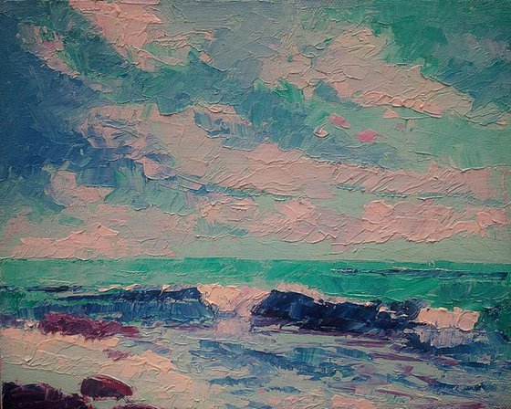 Winds and the Waves,, seascape
