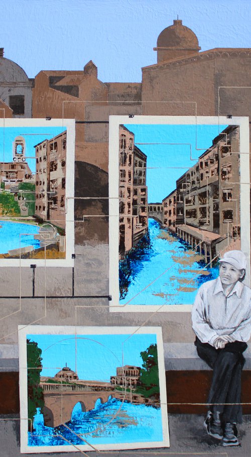 Construction of a Mate from the Painter’s Perspective #2 (Rome) by Rebecca J. White