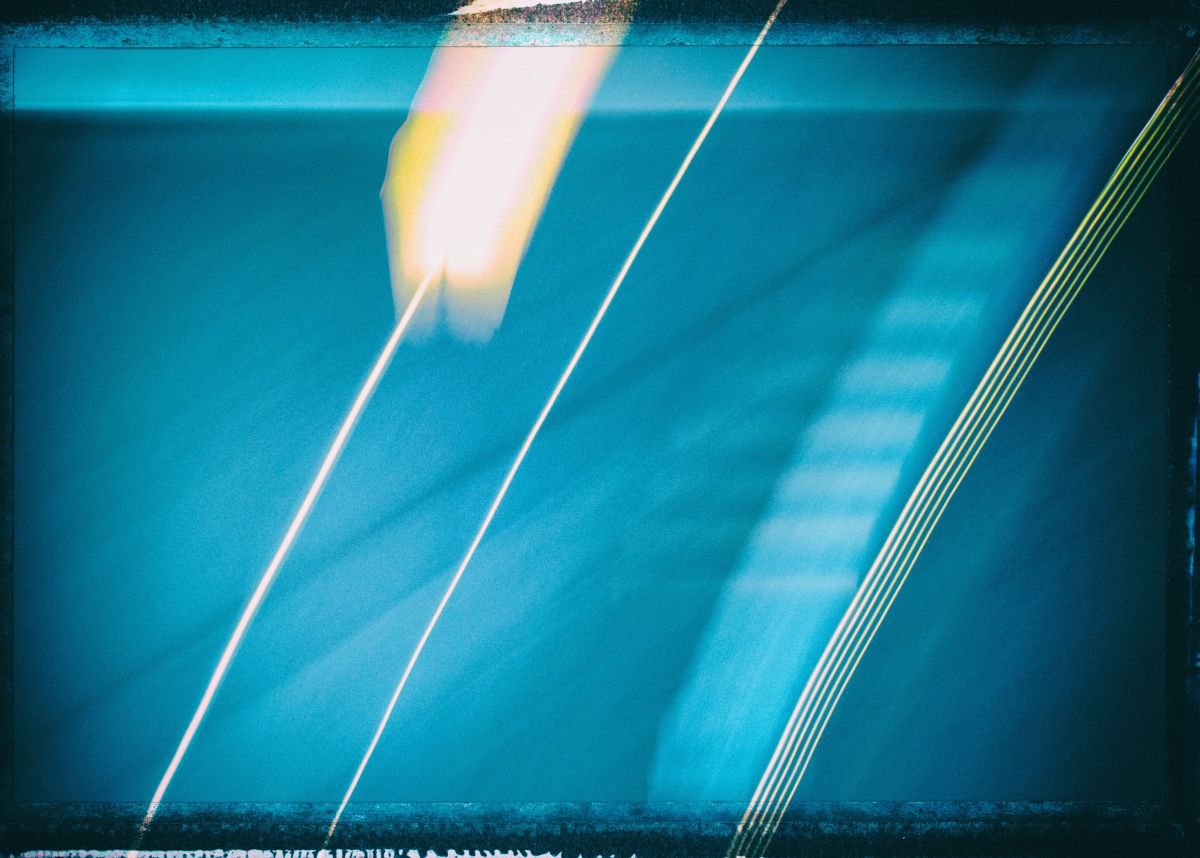 Abstract Photograph By Marc Ehrenbold, 40 X 30", Cold Fusion, Original Artwork