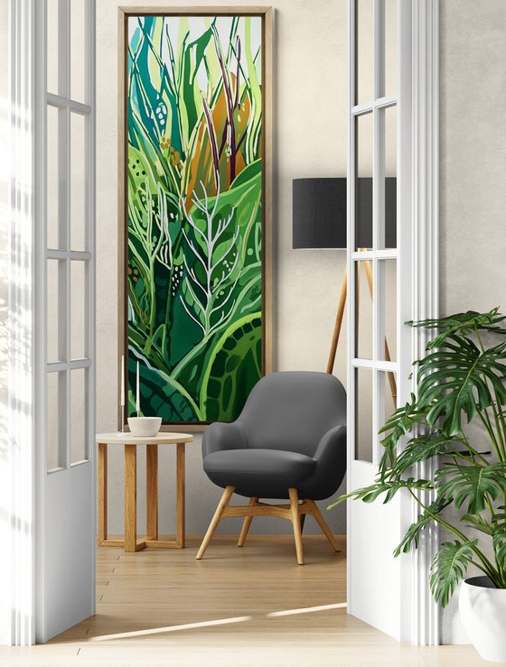 Magic Greenery #6 green painting