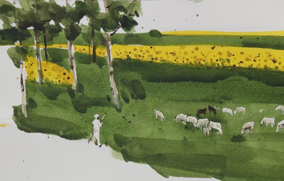 Yellow green composition 5