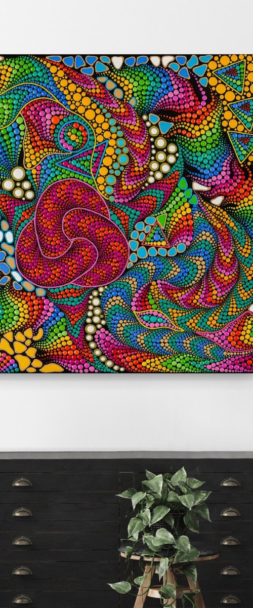 Psychedelic Labyrinth by Oxana Lazari