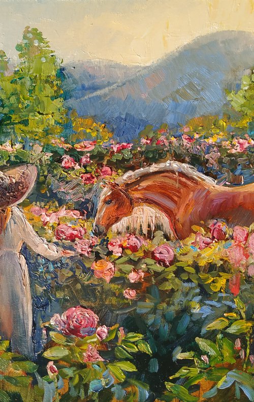 Flowering fields by Elina Vetrova