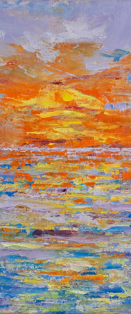 Sunset.The Marine Sunset. by Anastasia Woron
