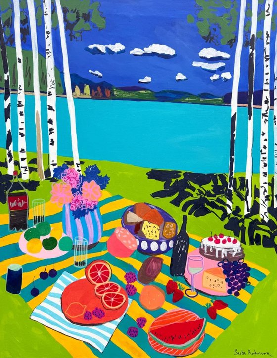 Summer Lakeside Picnic