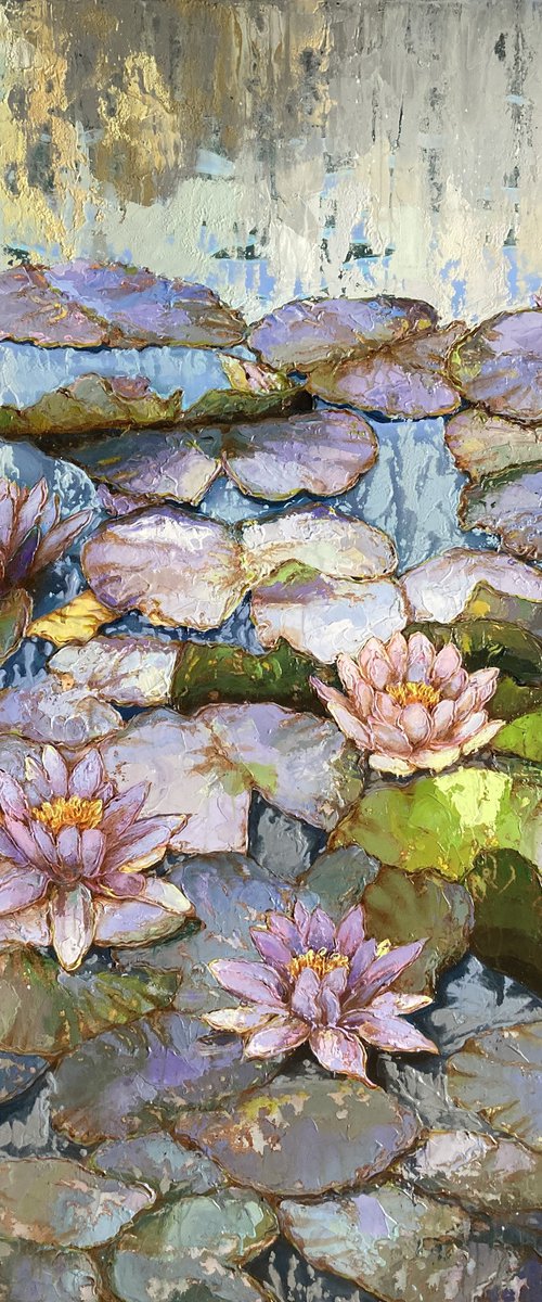 Water lilies. by Andriy Vutyanov