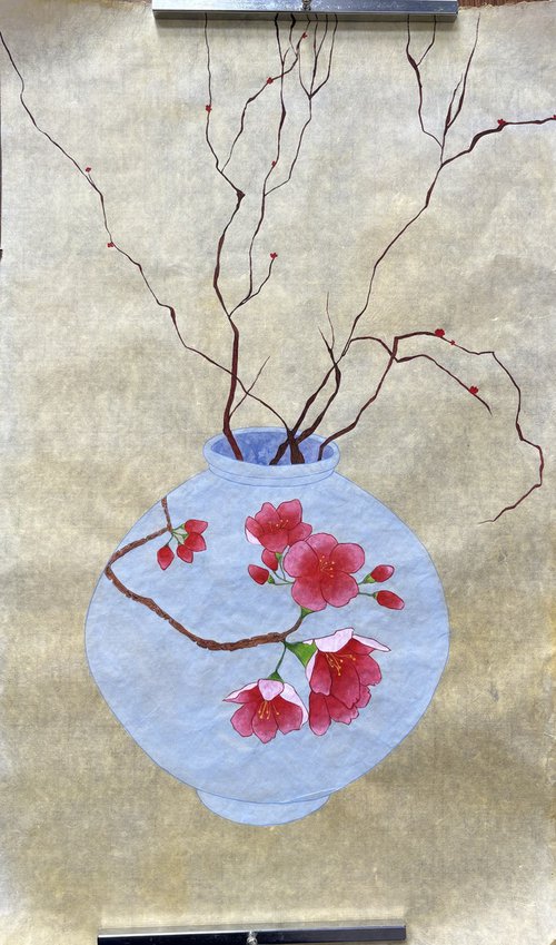 Flower vase by Sun-Hee Jung