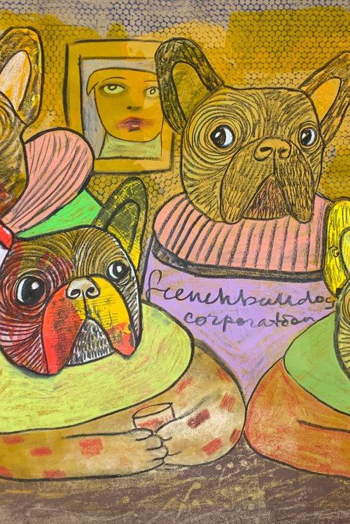 French bulldog corporation #14 by Pavel Kuragin