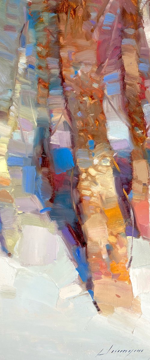 Sunny Day, Original oil painting, Handmade artwork, One of a kind by Vahe Yeremyan