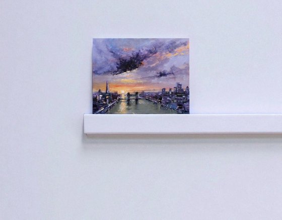 The City below, London