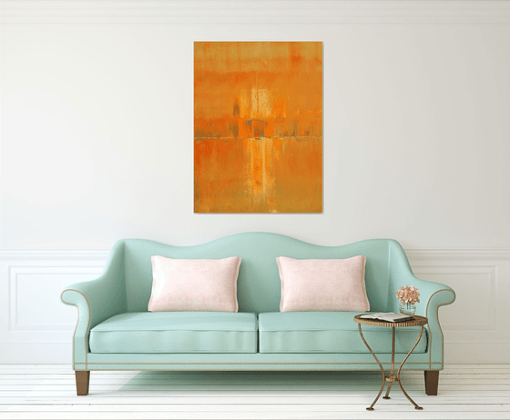 Bold Orange Concept Abstract