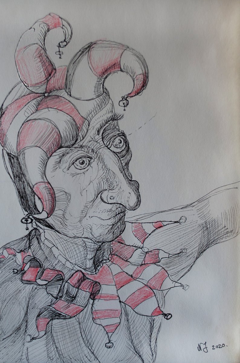 The Elderly Jester by Nikola Ivanovic