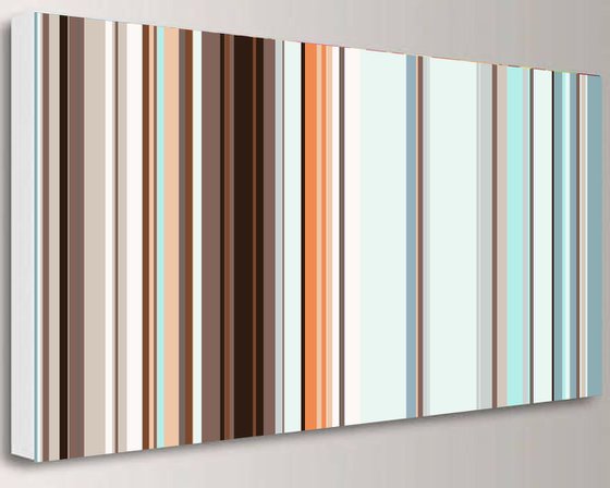 mid century modern art M006 - print on one canvas 50x100x4cm