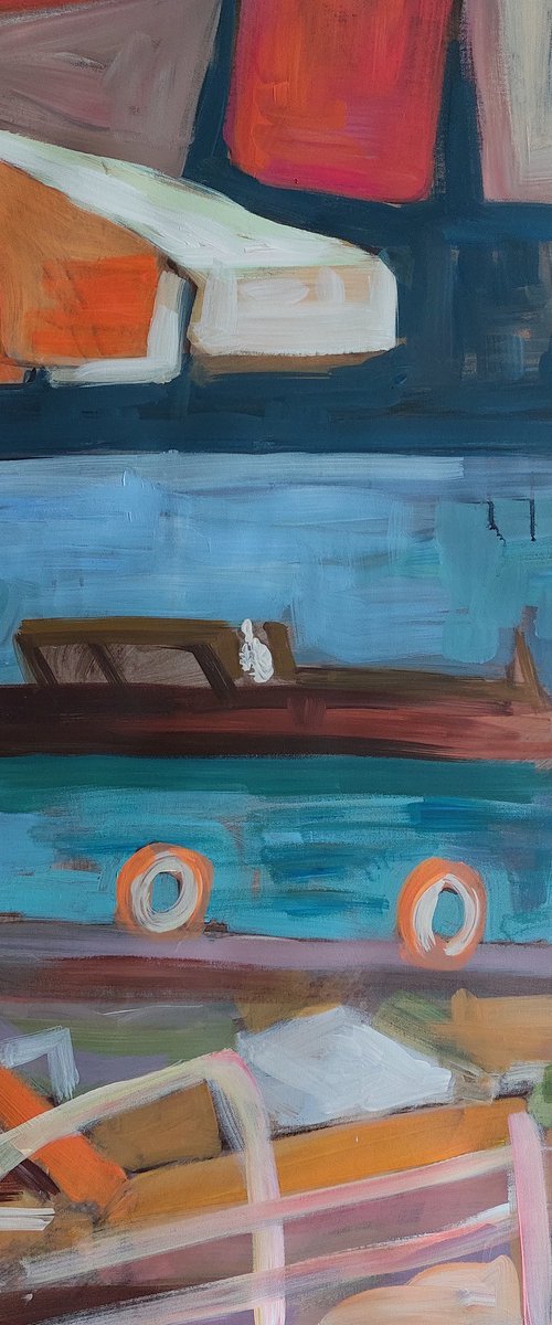 By the Pier by Svitlana Brazhnikova