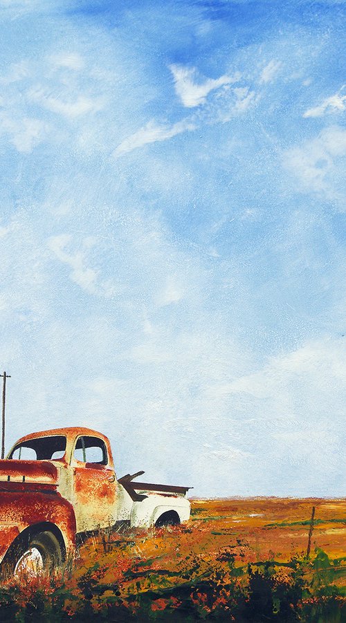 ABANDONED TRUCK by Richard Manning