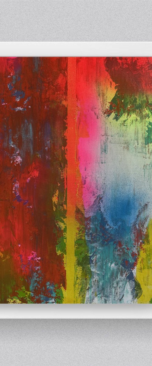 Abstract Red and Yellow by Juan Jose Garay