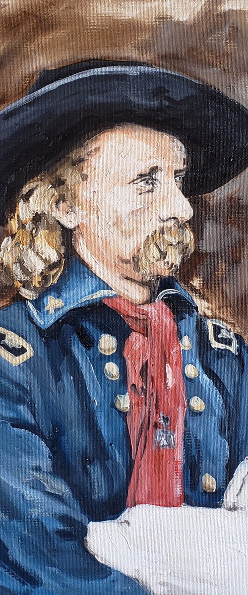 "Portrait of a Doomed Man" - Custer - History - Little Big Horn by Katrina Case