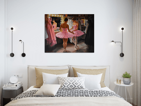The dressing room