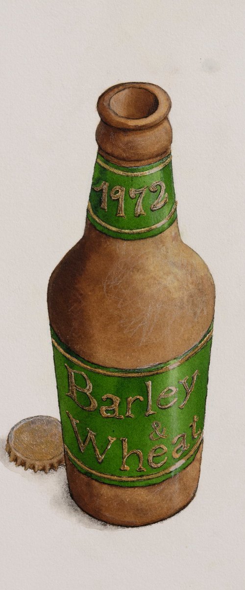 Barley & Wheat Bottle by Gustaf Enebog