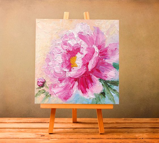 Pink Peony miniature