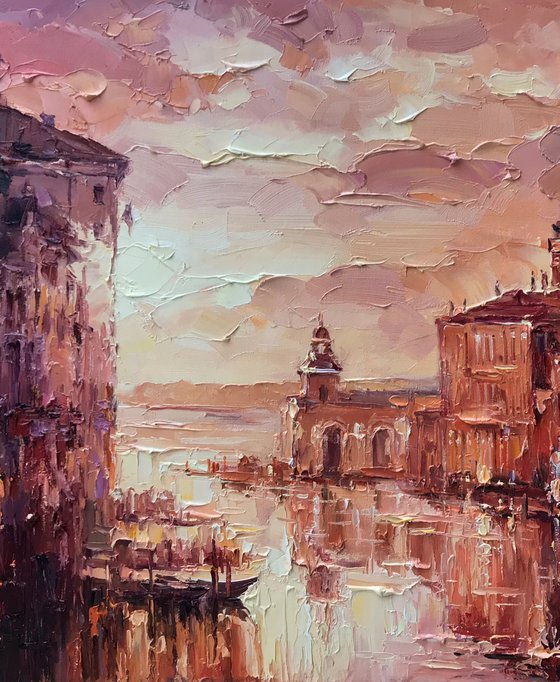 "Venice" original oil painting 70x50