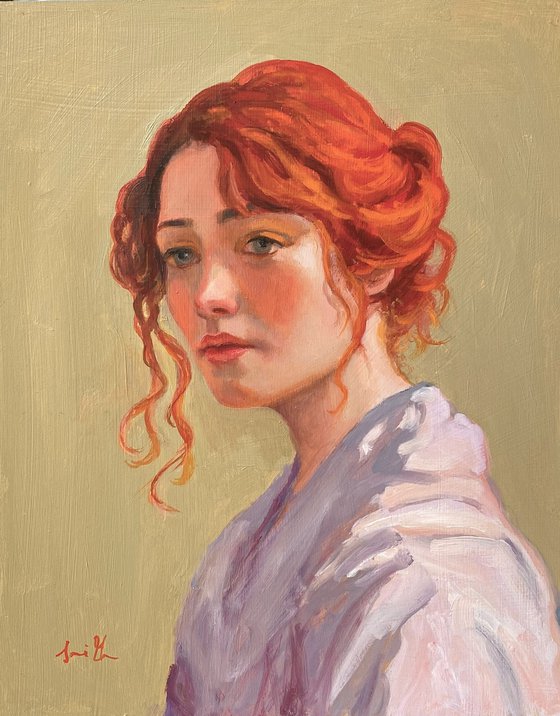 Woman with Red Hair.