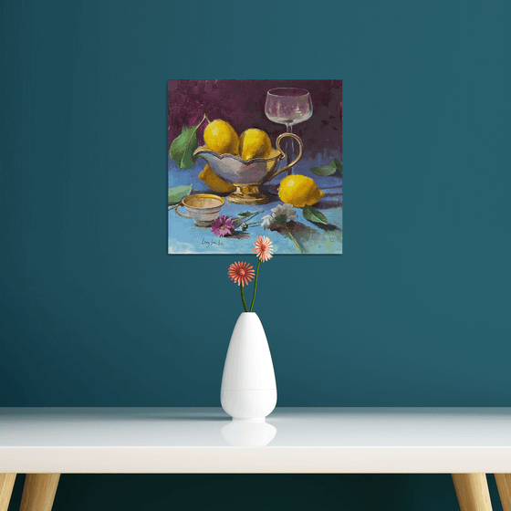 Lemon with Still Life