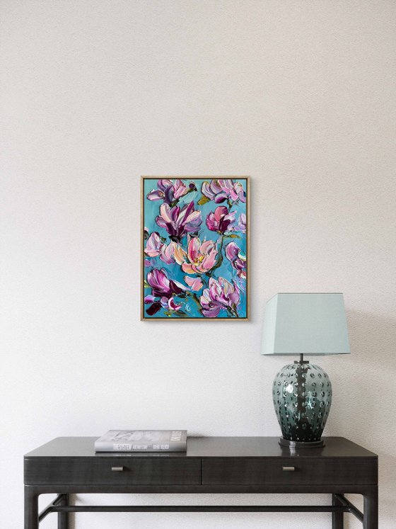 Magnolia on Grey III