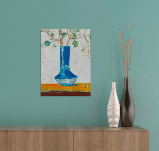 Blue Vase 12x16in (30x40 cm)