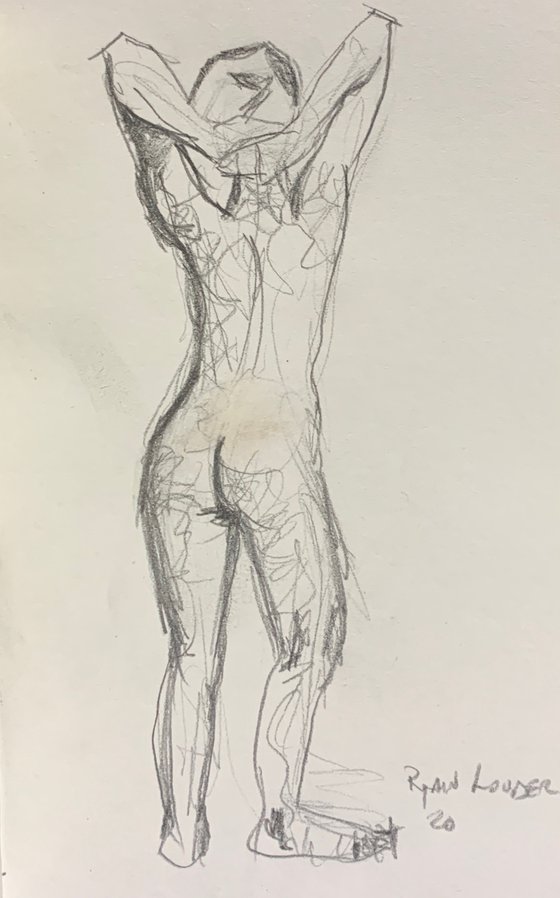Nude Study Drawing 3