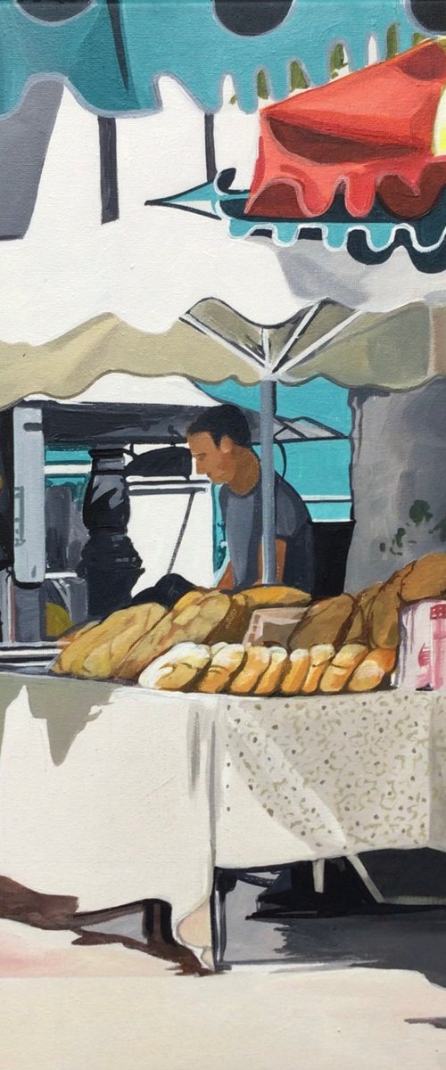 Summer Market Aix-En-Provence by Joseph Lynch