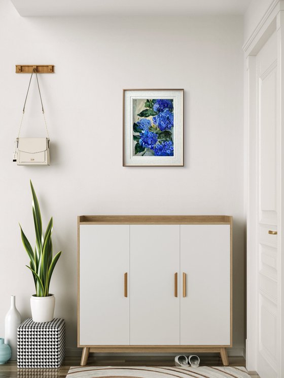 Cobalt Hydrangea Study — Bedugul Bali