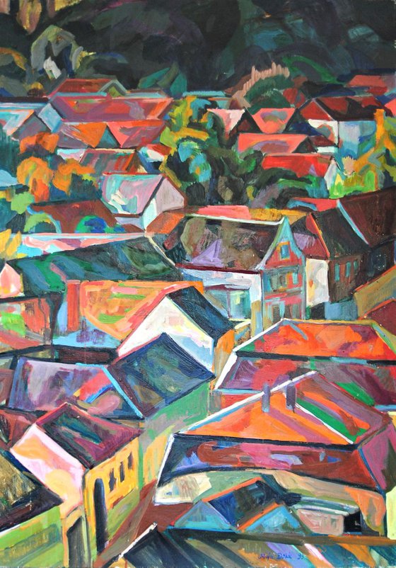 Borough roofs ( 90 x 64 cm)