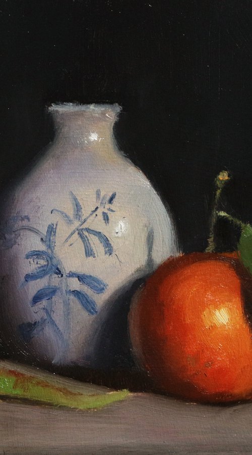 Clémentine et Vase by Pascal Giroud