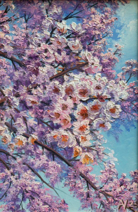 Diptych "SAKURA FLOWERS"
