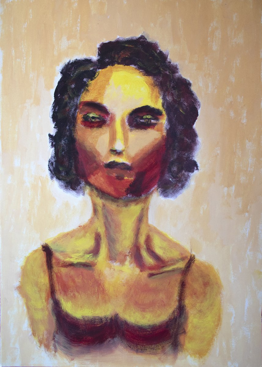 Study of a woman portrait LXXXI by Paola Consonni