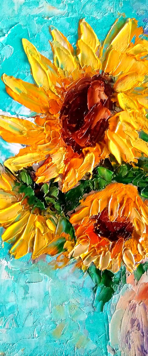 Bouquet of Sunflowers 2 by Yulia Berseneva