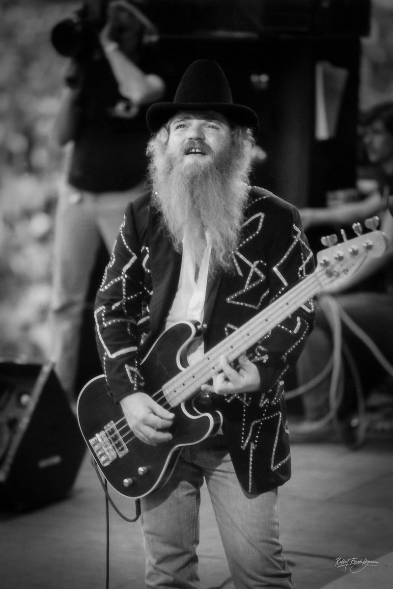 Photorealistic Portrait Photograph By Robbert Frank Hagens, 24 X 35", Tears Of Happiness Dusty Hill, Original Artwork