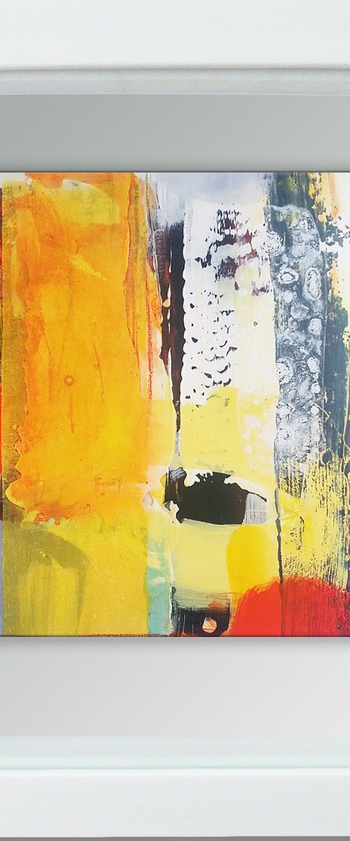 Vérité #4 -  Framed ready to hang original abstract by Carolynne Coulson