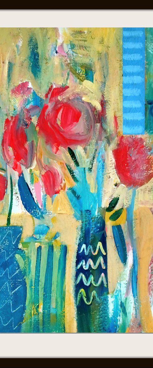 Still Life with Blue Shutters by Jan Rippingham