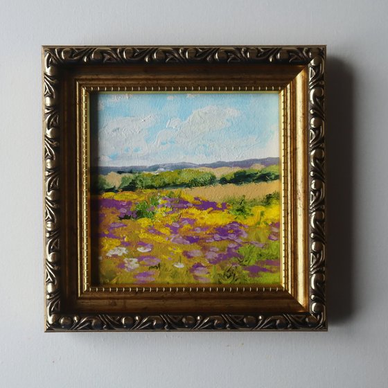 Wildflowers, Tiny Framed Art