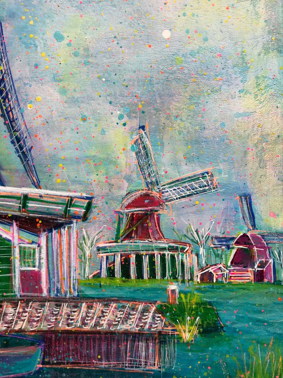 A day at the windmills of Zaanse Schans