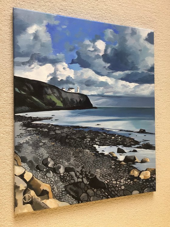 Moody Sky Blackhead Lighthouse