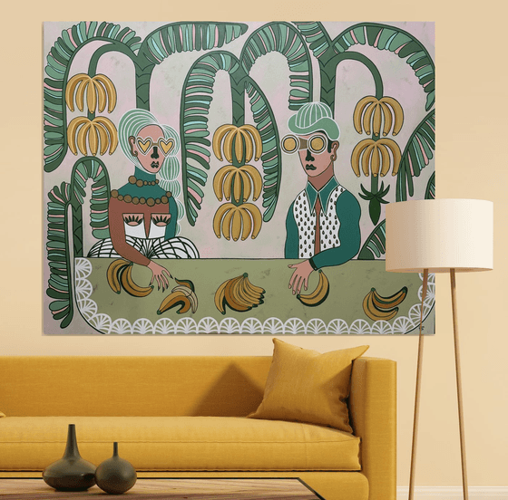 Love at the banana plantation