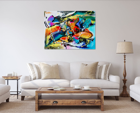 Breakthrough - giclee from stunning original acrylic - on art paper