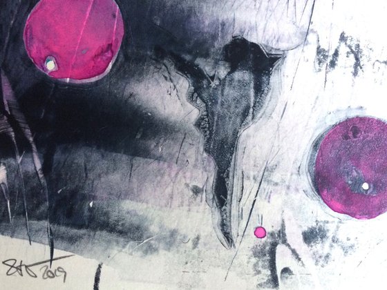 Your World is my World I Monoprint