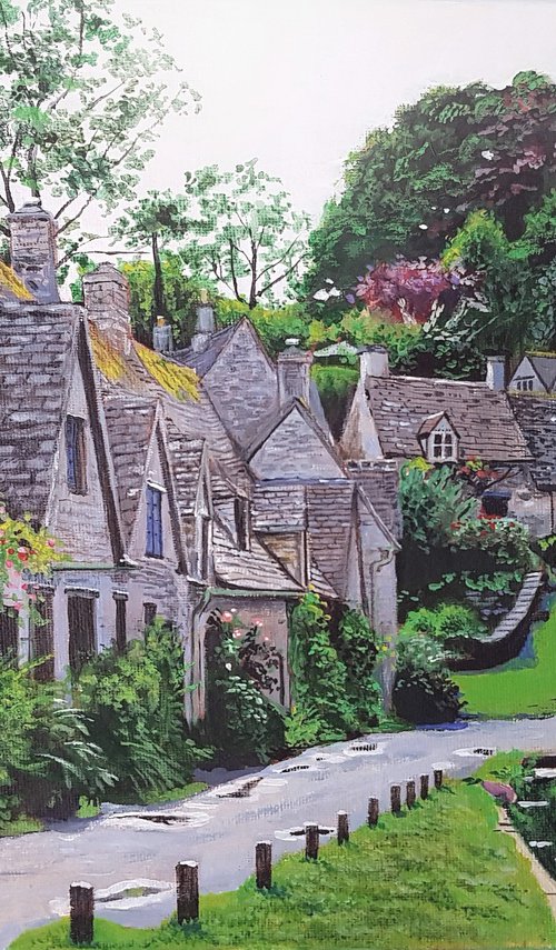 Arlington Row, Bibury by Adam R Tucker